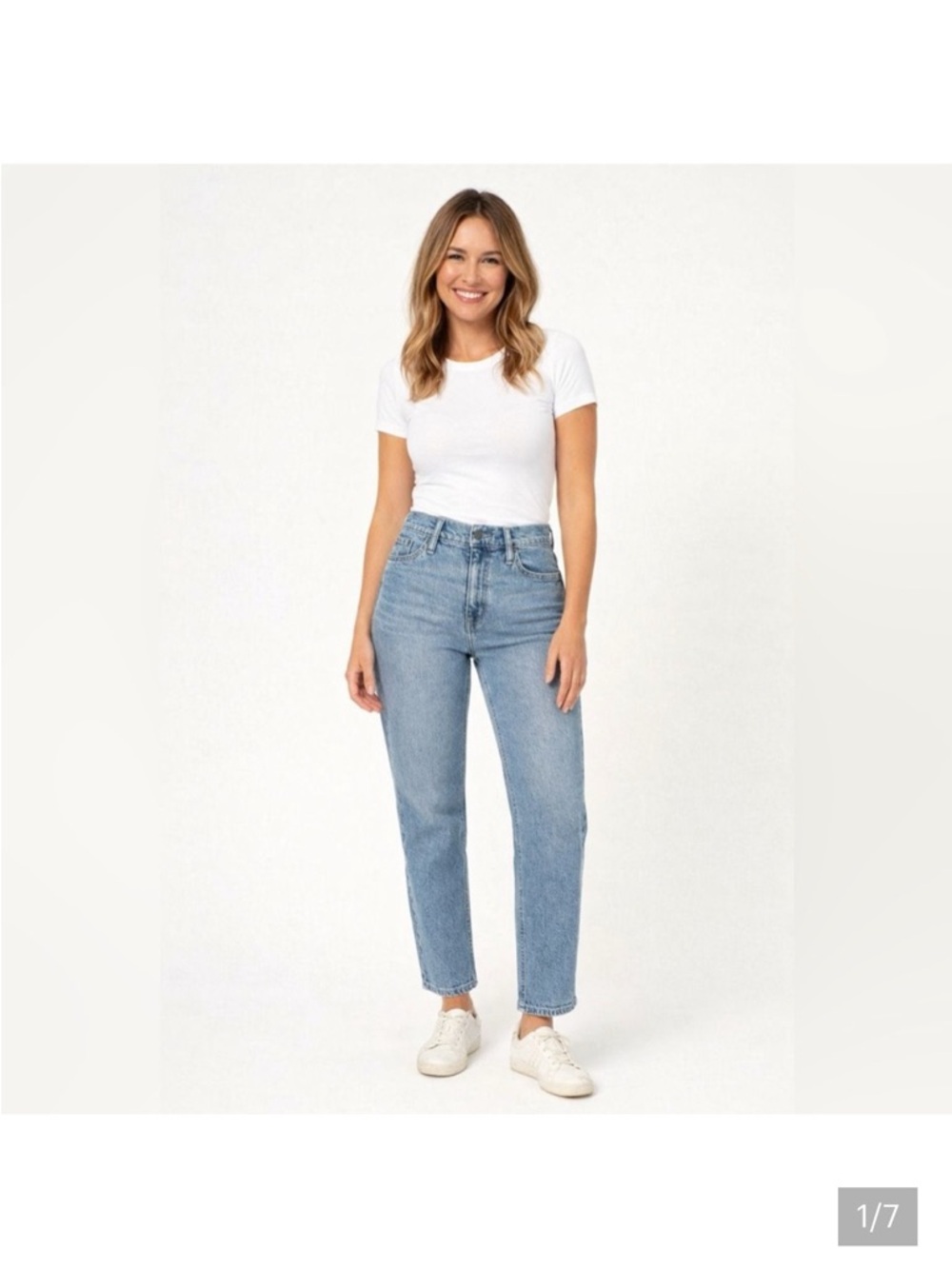 Calvin Klein Jeans Light Wash Straight Leg cropped Women's Jeans size 4